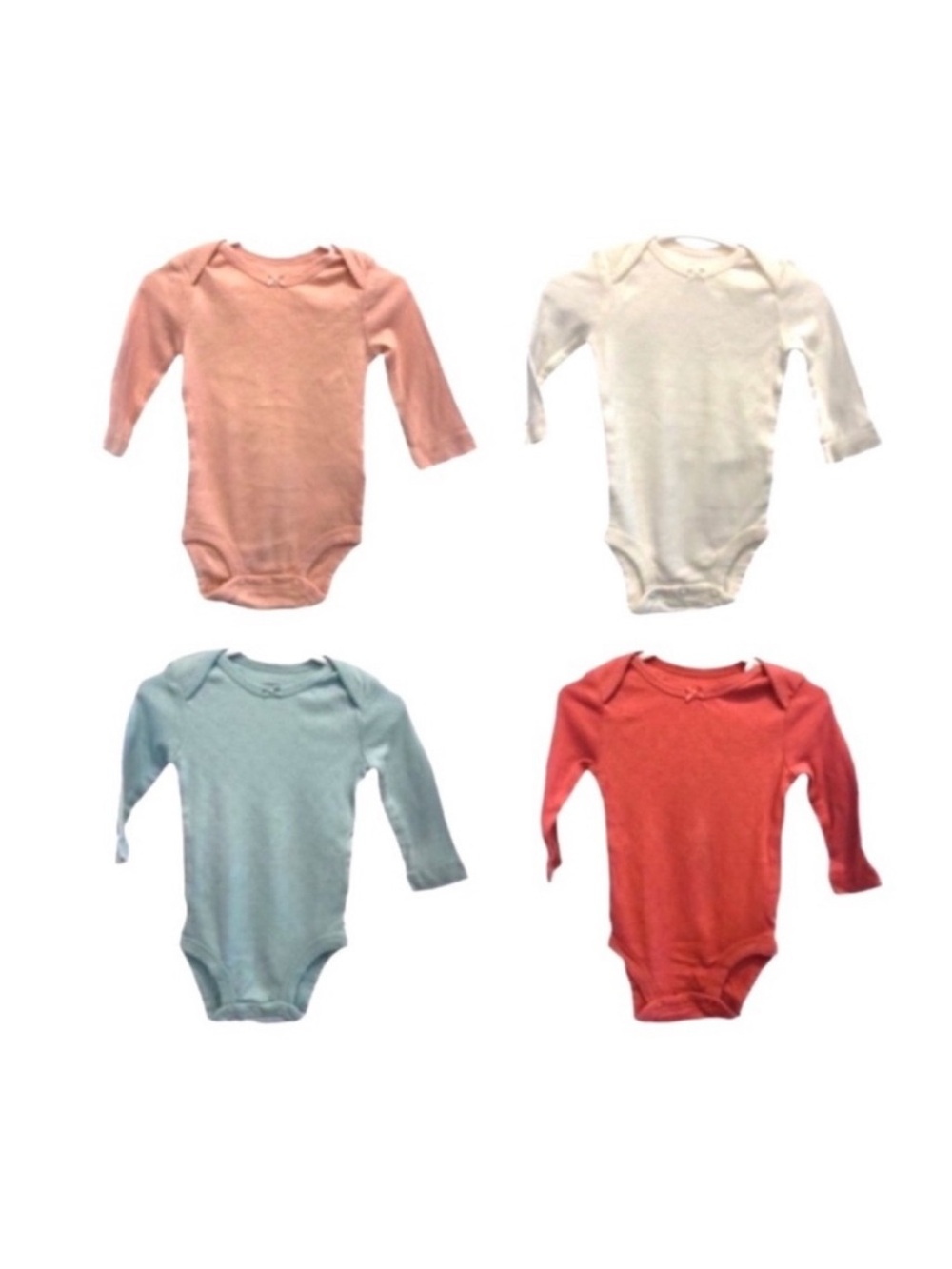 4 Carters Long Sleeve Onesie